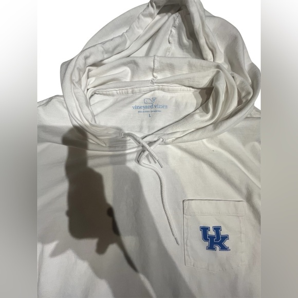 University of Kentucky Vineyard Vines Long Sleeve Hooded T-Shirt - Picture 4 of 5